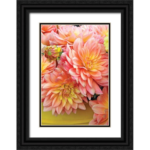 Spring Garden I Black Ornate Wood Framed Art Print with Double Matting by Love, Maureen