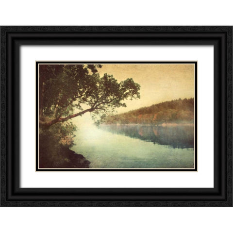 Sunset I Black Ornate Wood Framed Art Print with Double Matting by Melious, Amy