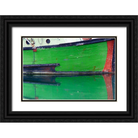 Alaskan Fishing I Black Ornate Wood Framed Art Print with Double Matting by Mahan, Kathy