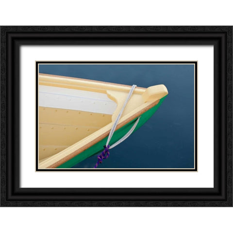 Wooden Boat Fest I Black Ornate Wood Framed Art Print with Double Matting by Mahan, Kathy