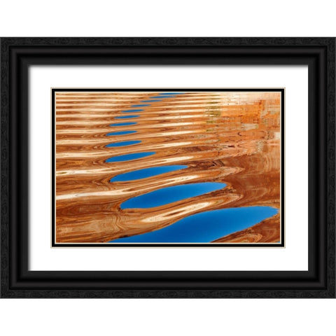 Lake Powell III Black Ornate Wood Framed Art Print with Double Matting by Mahan, Kathy