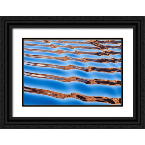 Lake Powell IV Black Ornate Wood Framed Art Print with Double Matting by Mahan, Kathy