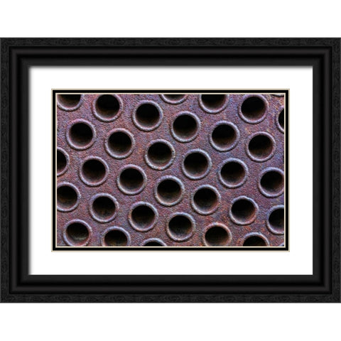 Mining Equipment III Black Ornate Wood Framed Art Print with Double Matting by Mahan, Kathy