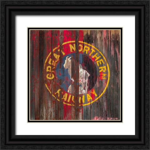 Great Northern Black Ornate Wood Framed Art Print with Double Matting by Mahan, Kathy