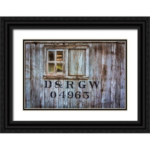 Bunk Car I Black Ornate Wood Framed Art Print with Double Matting by Mahan, Kathy