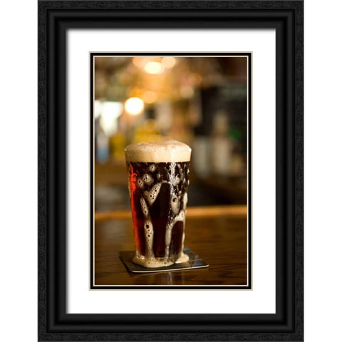 Happy Hour II Black Ornate Wood Framed Art Print with Double Matting by Millet, Karyn