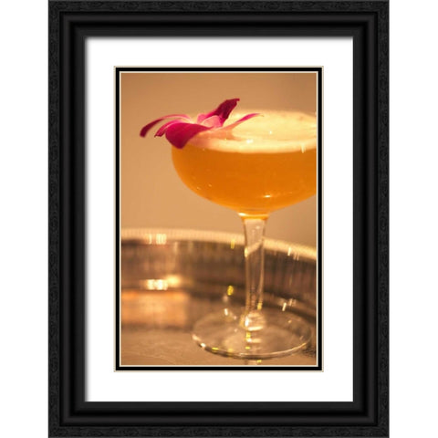 Happy Hour III Black Ornate Wood Framed Art Print with Double Matting by Millet, Karyn
