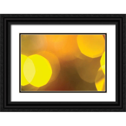 Yellow Black Ornate Wood Framed Art Print with Double Matting by Millet, Karyn