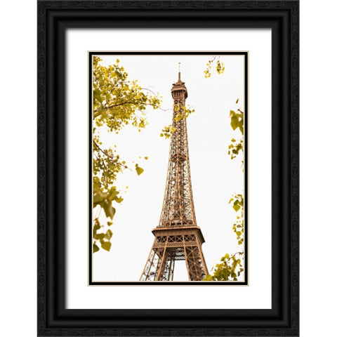 Eiffel Tower II Black Ornate Wood Framed Art Print with Double Matting by Millet, Karyn