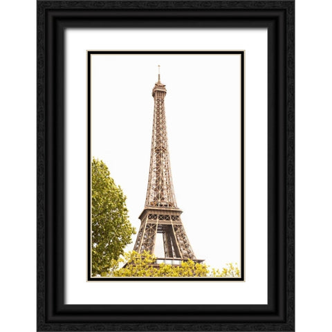 Eiffel Tower III Black Ornate Wood Framed Art Print with Double Matting by Millet, Karyn