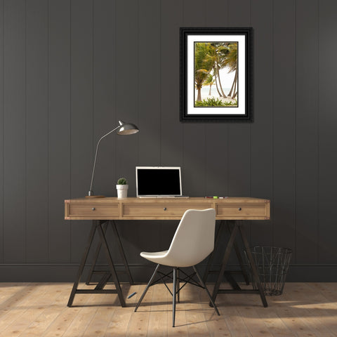 Tropical Oasis II Black Ornate Wood Framed Art Print with Double Matting by Millet, Karyn