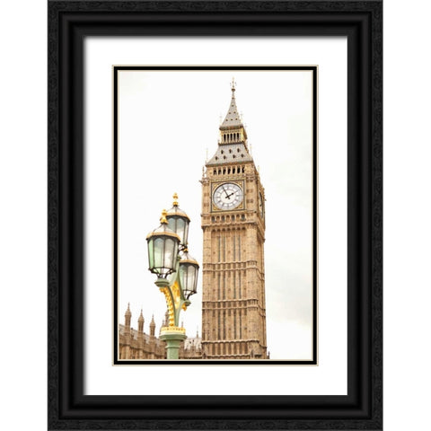 Big Ben XI Black Ornate Wood Framed Art Print with Double Matting by Millet, Karyn
