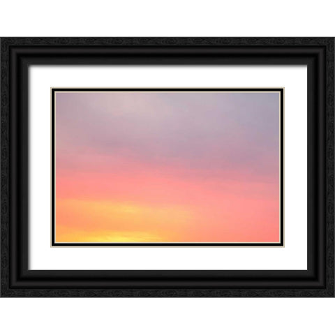 Sunset Sky II Black Ornate Wood Framed Art Print with Double Matting by Millet, Karyn