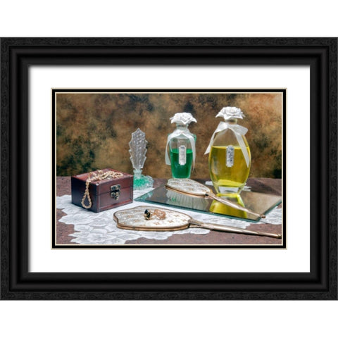 Vanity Black Ornate Wood Framed Art Print with Double Matting by McNemar, C. Thomas