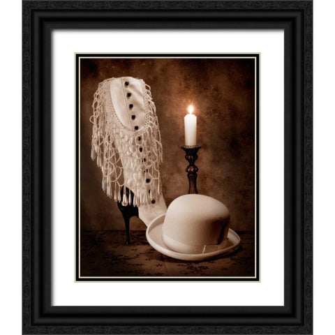 High Society Black Ornate Wood Framed Art Print with Double Matting by McNemar, C. Thomas