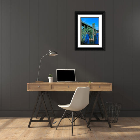 St. Johns Arches II Black Ornate Wood Framed Art Print with Double Matting by Moore, Brian