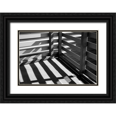 The Corner Black Ornate Wood Framed Art Print with Double Matting by Putman, Tammy