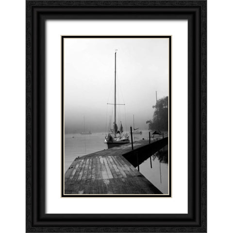 Docked I Black Ornate Wood Framed Art Print with Double Matting by Putman, Tammy