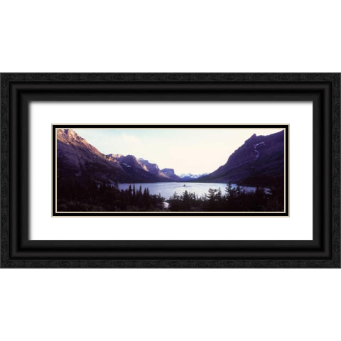 Glacier National Park II Black Ornate Wood Framed Art Print with Double Matting by Stefko, Bob