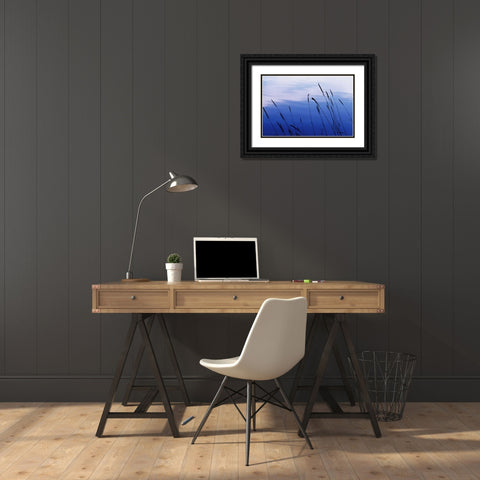 At Waters Edge I Black Ornate Wood Framed Art Print with Double Matting by Stefko, Bob
