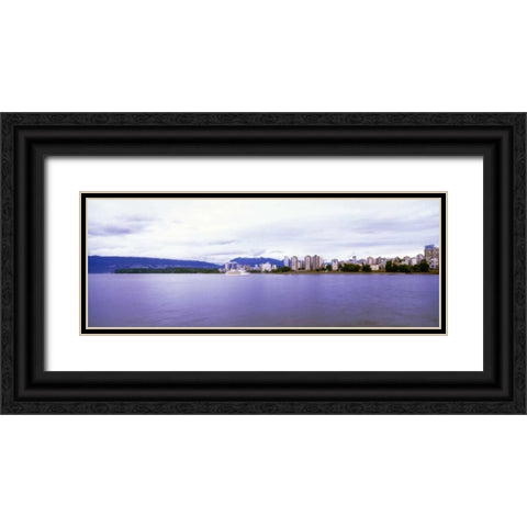 False Creek I Black Ornate Wood Framed Art Print with Double Matting by Stefko, Bob