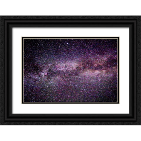 Stars Tonight Black Ornate Wood Framed Art Print with Double Matting by Taylor, Douglas