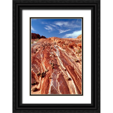 Apache Sandstone Black Ornate Wood Framed Art Print with Double Matting by Taylor, Douglas