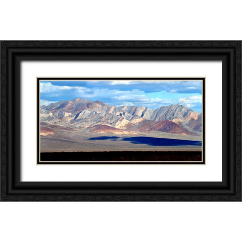 Bare Mountain II Black Ornate Wood Framed Art Print with Double Matting by Taylor, Douglas