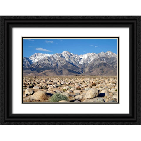 Sierra Nevada Mountains II Black Ornate Wood Framed Art Print with Double Matting by Taylor, Douglas