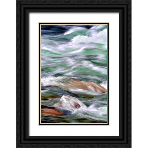 By the River I Black Ornate Wood Framed Art Print with Double Matting by Taylor, Douglas