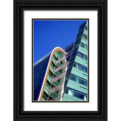 Urban Design Black Ornate Wood Framed Art Print with Double Matting by Taylor, Douglas