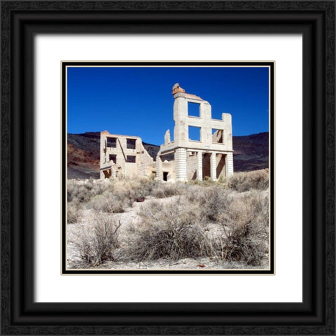 Rhyolite Ruin II Black Ornate Wood Framed Art Print with Double Matting by Taylor, Douglas