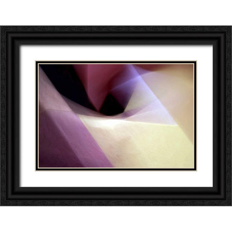 Angles Black Ornate Wood Framed Art Print with Double Matting by Taylor, Douglas