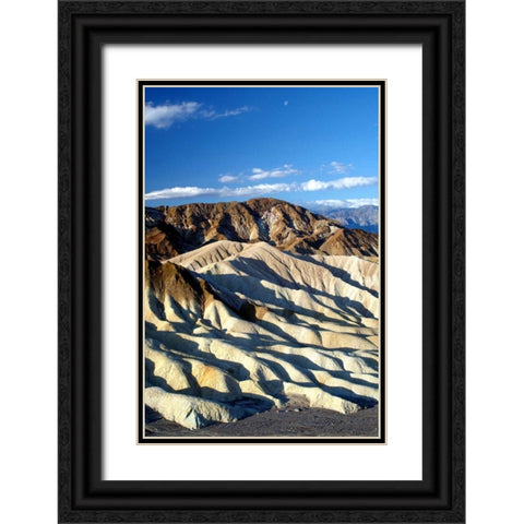 Zabriskie Point II Black Ornate Wood Framed Art Print with Double Matting by Taylor, Douglas