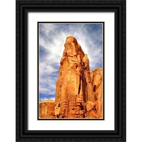 Spearhead Mesa Black Ornate Wood Framed Art Print with Double Matting by Taylor, Douglas