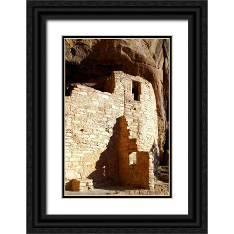 Cliff Palace Detail III Black Ornate Wood Framed Art Print with Double Matting by Taylor, Douglas