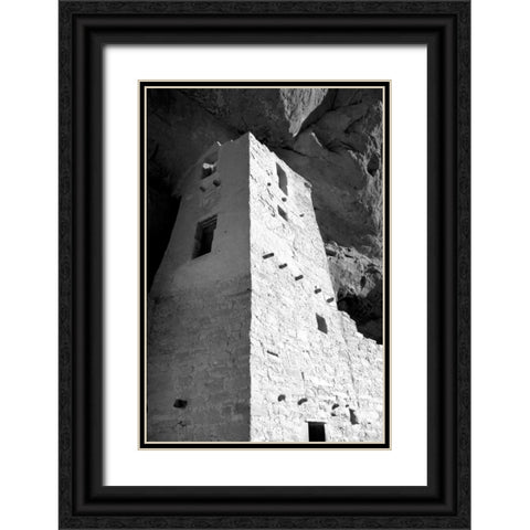 Cliff Palace Detail I BW Black Ornate Wood Framed Art Print with Double Matting by Taylor, Douglas