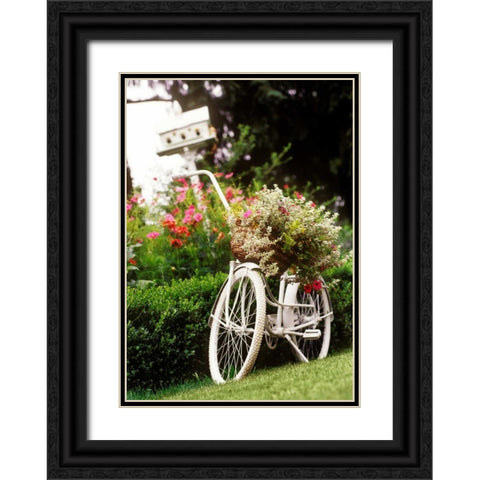 Vintage Bicycle I Black Ornate Wood Framed Art Print with Double Matting by Clayton-Thompson, Philip
