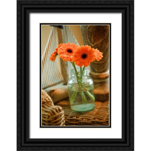 Fresh Picked I Black Ornate Wood Framed Art Print with Double Matting by Clayton-Thompson, Philip