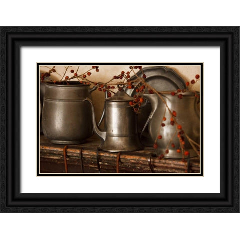 Vintage Cooking II Black Ornate Wood Framed Art Print with Double Matting by Clayton-Thompson, Philip