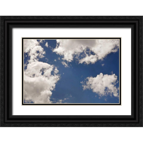 Clouds I Black Ornate Wood Framed Art Print with Double Matting by Clayton-Thompson, Philip