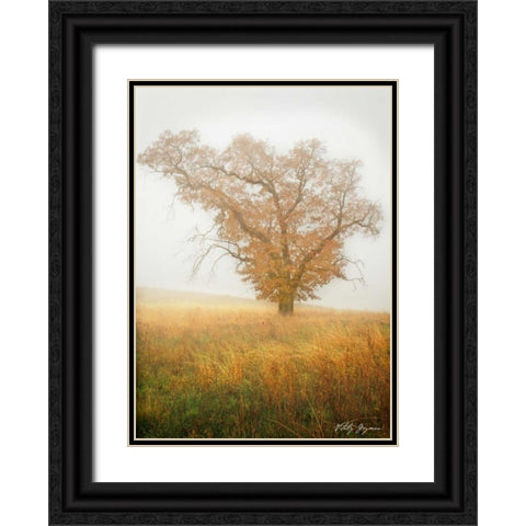 Autumn Mist II Black Ornate Wood Framed Art Print with Double Matting by Geyman, Vitaly