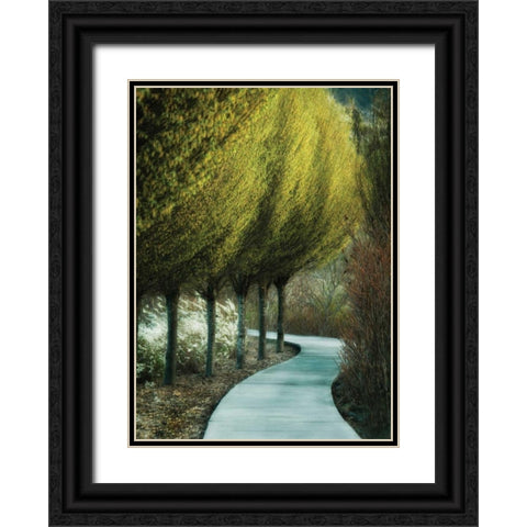 Evening Glow I Black Ornate Wood Framed Art Print with Double Matting by Geyman, Vitaly