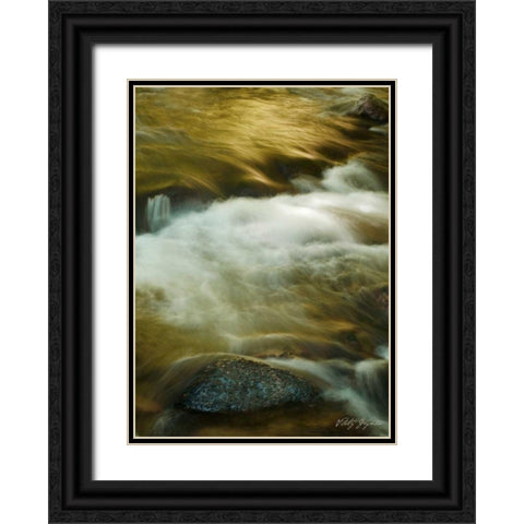 Soothing Waters VIII Black Ornate Wood Framed Art Print with Double Matting by Geyman, Vitaly