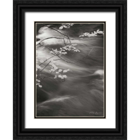 Flowing Waters IV Black Ornate Wood Framed Art Print with Double Matting by Geyman, Vitaly