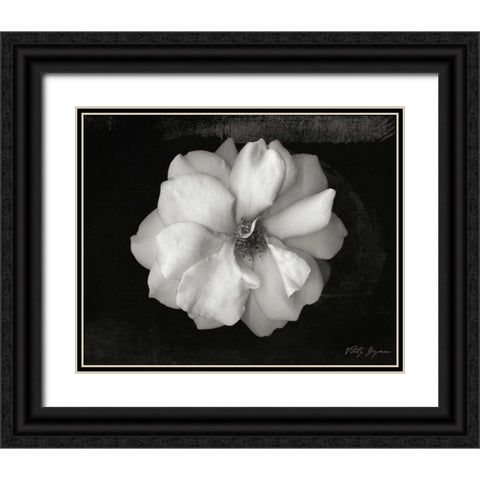 Wild Rose Black Ornate Wood Framed Art Print with Double Matting by Geyman, Vitaly