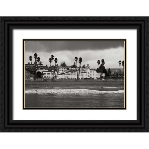 Santa Cruz Bay I Black Ornate Wood Framed Art Print with Double Matting by Geyman, Vitaly