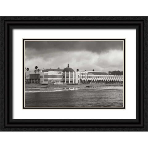 Santa Cruz Bay II Black Ornate Wood Framed Art Print with Double Matting by Geyman, Vitaly