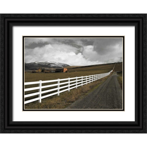 Road to Eternity Black Ornate Wood Framed Art Print with Double Matting by Geyman, Vitaly