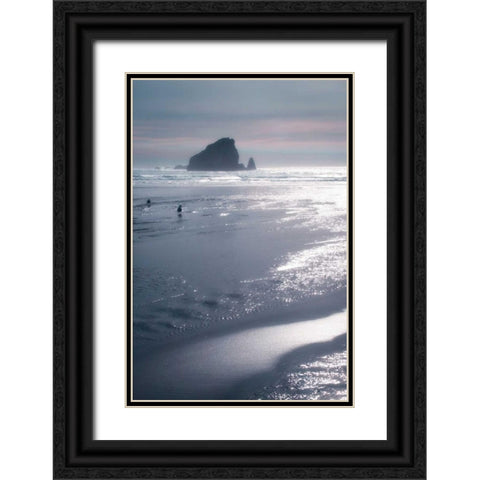 Seashore Serenity II Black Ornate Wood Framed Art Print with Double Matting by Geyman, Vitaly
